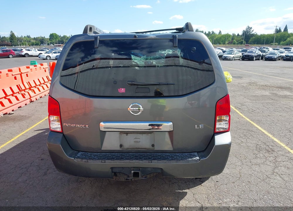 2006 NISSAN PATHFINDER LE VIN: 5N1AR18W66C661463