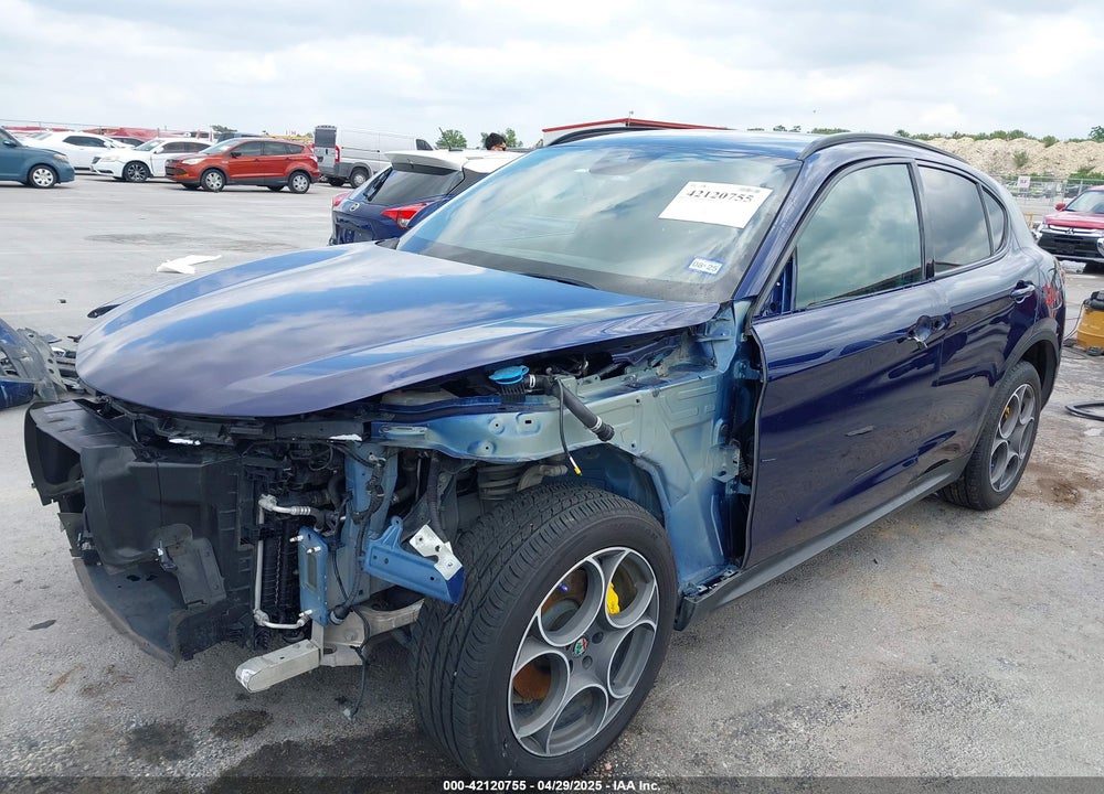2018 ALFA ROMEO STELVIO TI SPORT AWD VIN: ZASFAKNN1J7B66986