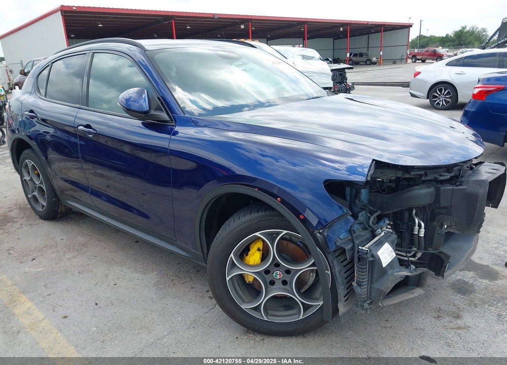 2018 ALFA ROMEO STELVIO TI SPORT AWD VIN: ZASFAKNN1J7B66986