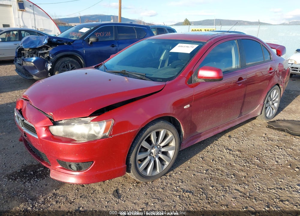 2008 MITSUBISHI LANCER VIN: JA3AU86U18U026529