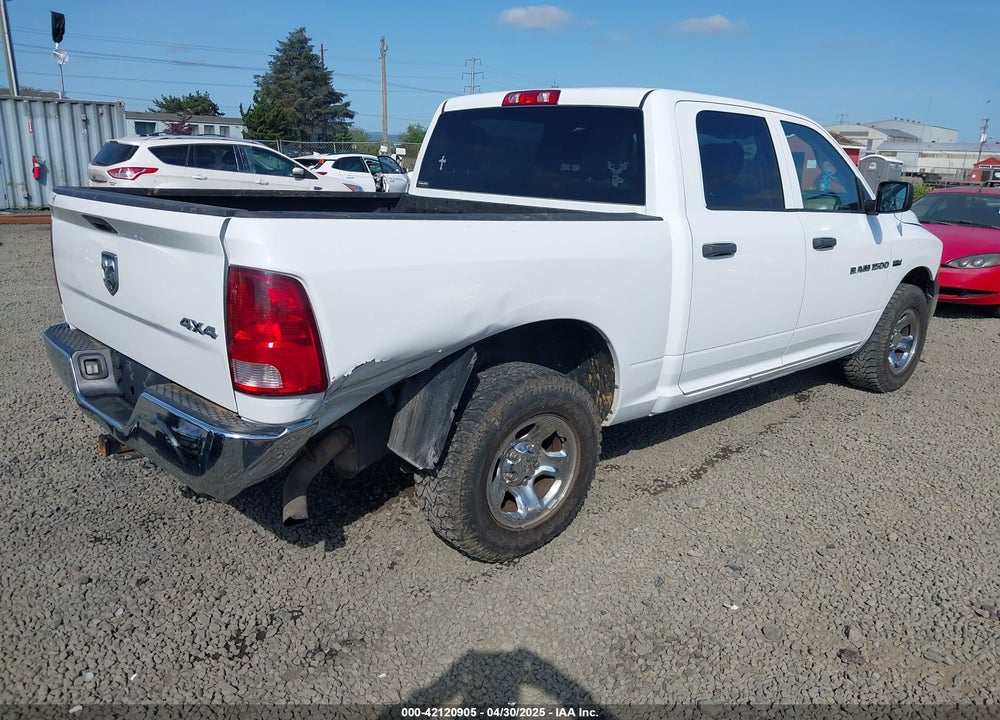 2012 RAM 1500 VIN: 1C6RD7KT9CS289049