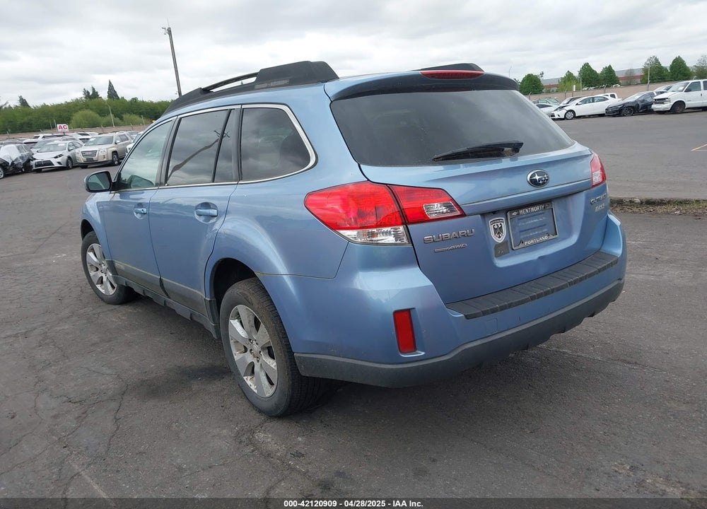 2011 SUBARU OUTBACK 2.5I PREMIUM VIN: 4S4BRBGC7B3404470