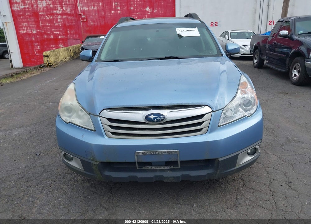 2011 SUBARU OUTBACK 2.5I PREMIUM VIN: 4S4BRBGC7B3404470