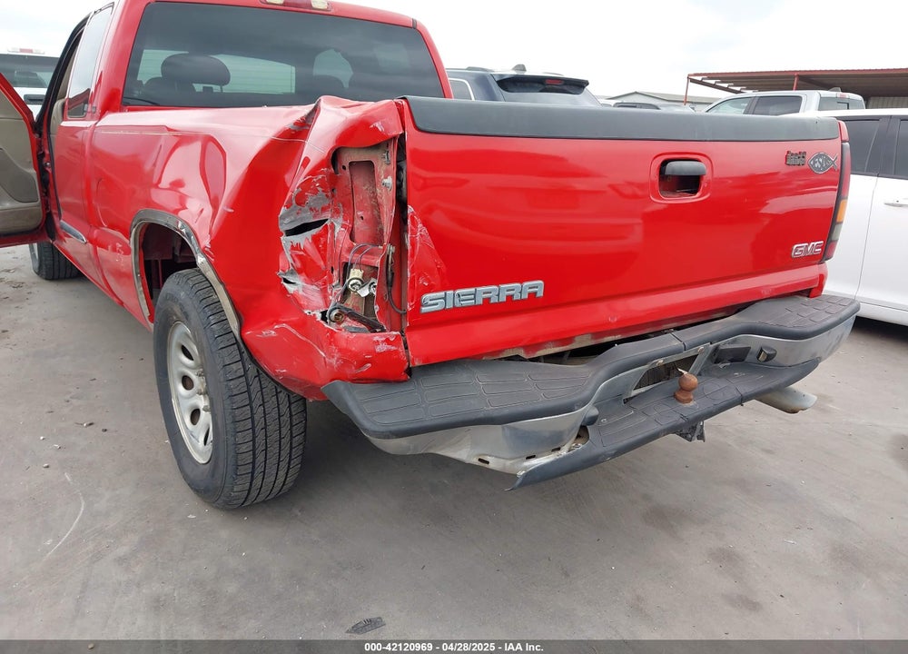 2005 GMC SIERRA 1500 SLE VIN: 1GTEC19V25Z106194