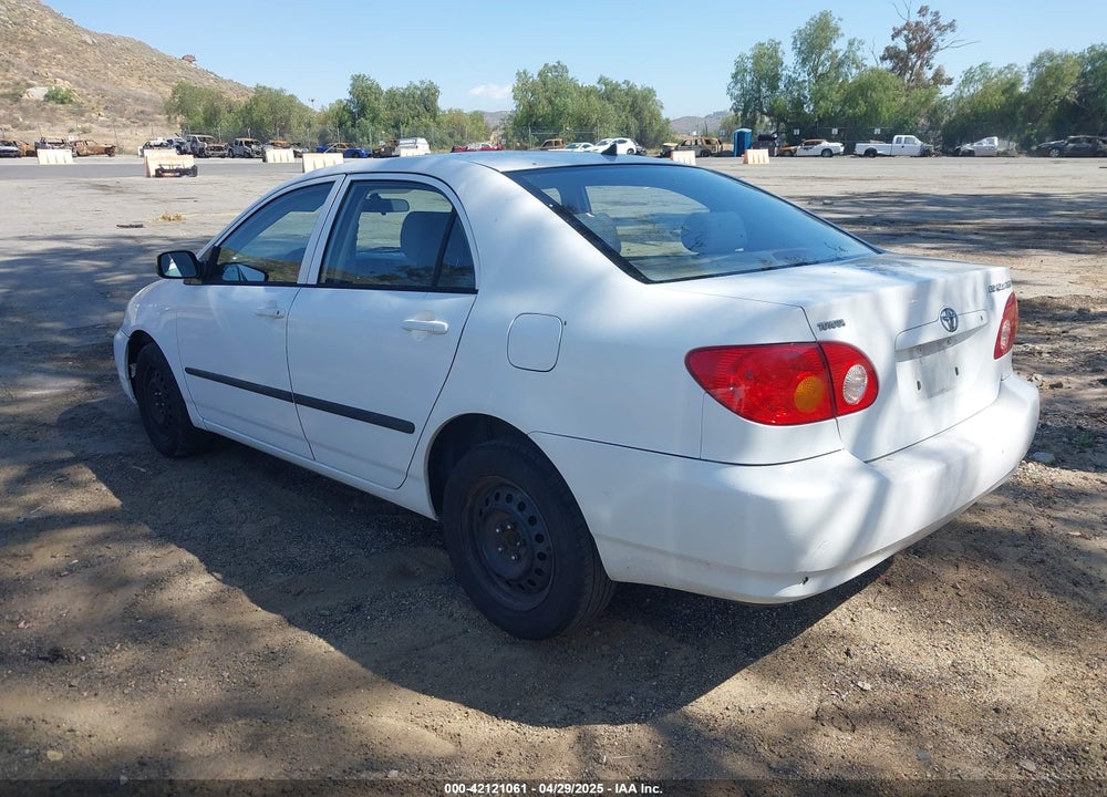 2003 TOYOTA COROLLA CE VIN: JTDBR32E632001638