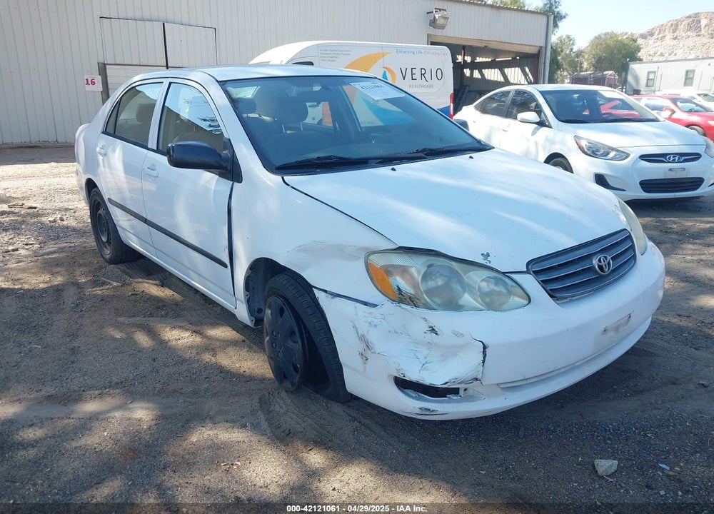 2003 TOYOTA COROLLA CE VIN: JTDBR32E632001638