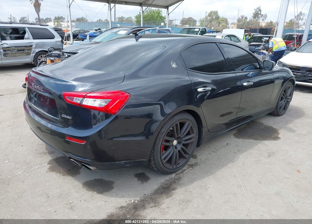 2014 MASERATI GHIBLI S Q4 VIN: ZAM57RTA0E1101059