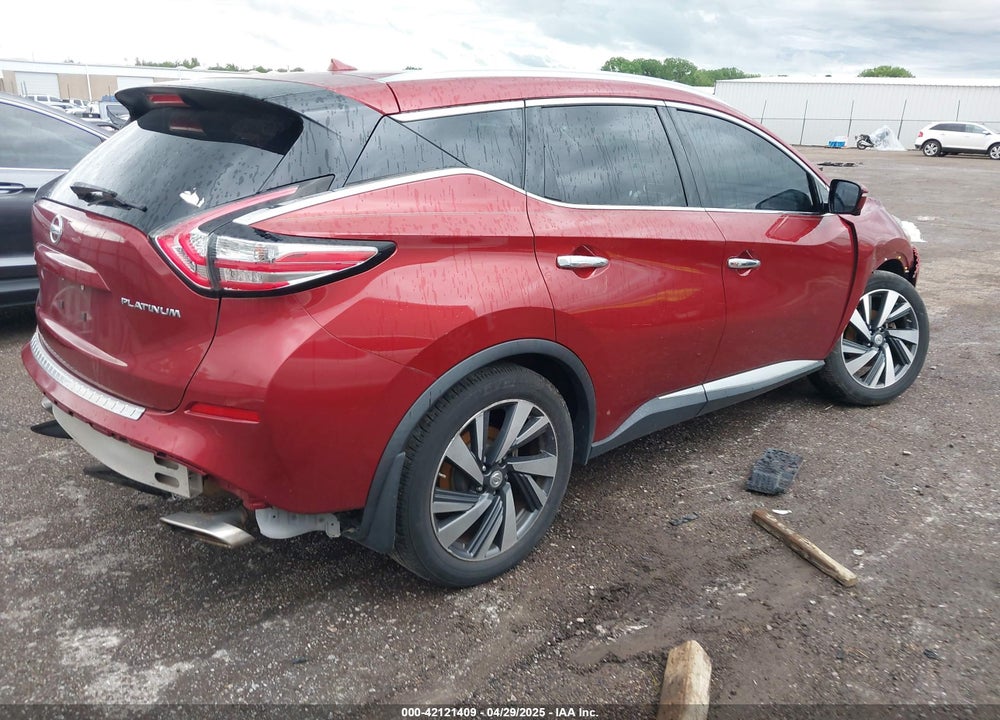 2015 NISSAN MURANO PLATINUM VIN: 5N1AZ2MG7FN267995