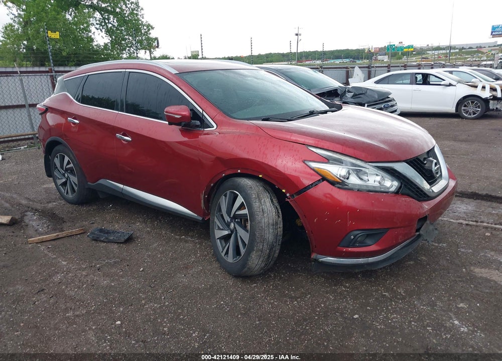 2015 NISSAN MURANO PLATINUM VIN: 5N1AZ2MG7FN267995