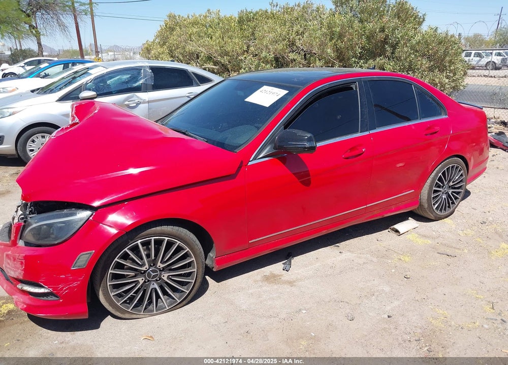 2008 MERCEDES-BENZ C CLASS VIN: WDDGF54X68R031106