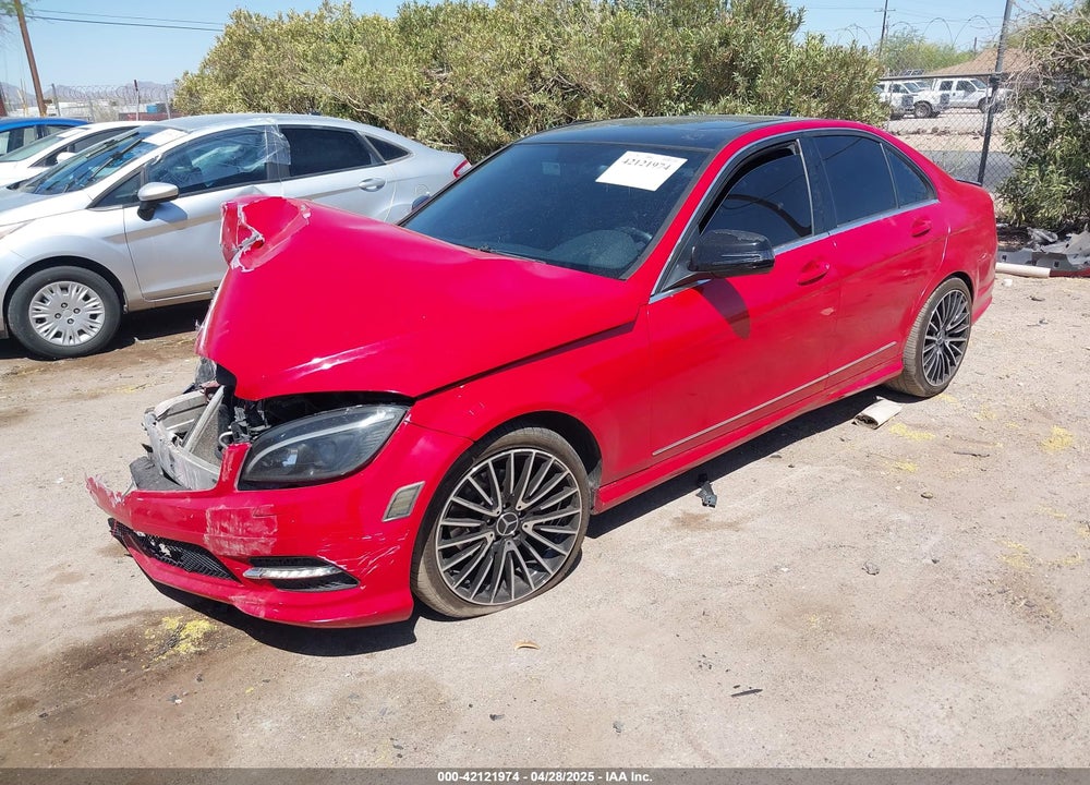 2008 MERCEDES-BENZ C CLASS VIN: WDDGF54X68R031106