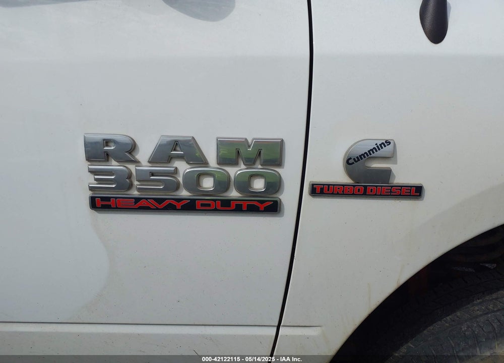 2016 RAM 3500 CHASSIS VIN: 3C7WRSCL1GG117497