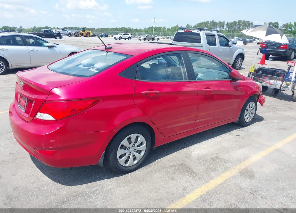 2016 HYUNDAI ACCENT VIN: KMHCT4AE6GU067173