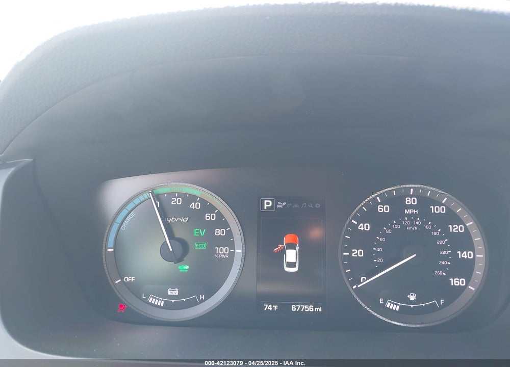 2017 HYUNDAI SONATA HYBRID VIN: KMHE34L39HA076781