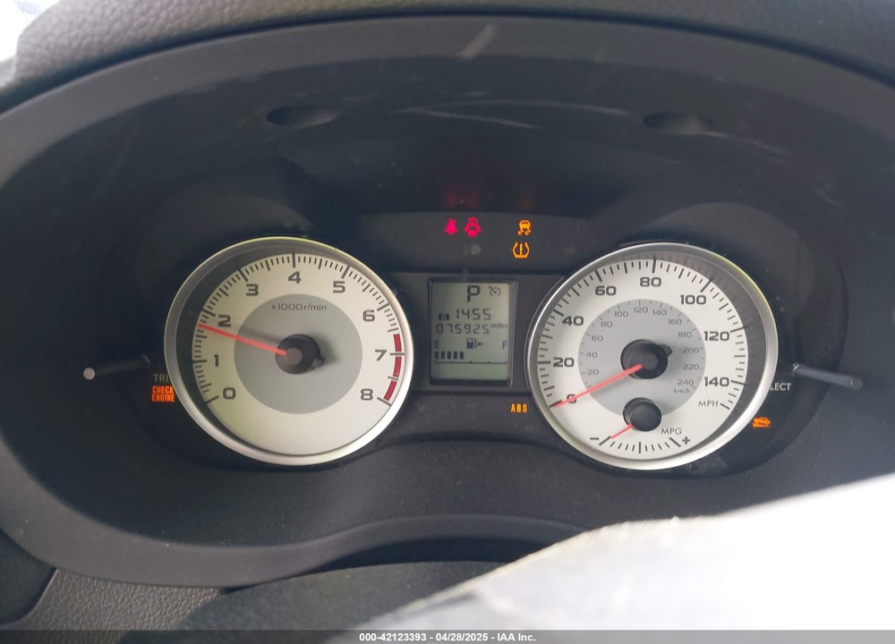 2014 SUBARU IMPREZA VIN: JF1GJAC67EH019922