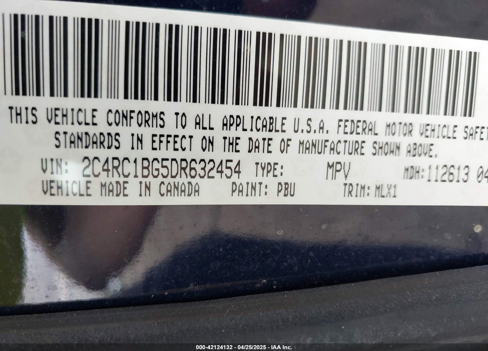 2015 CHRYSLER TOWN & COUNTRY TOURING VIN: 2C4RC1BG5FR697792