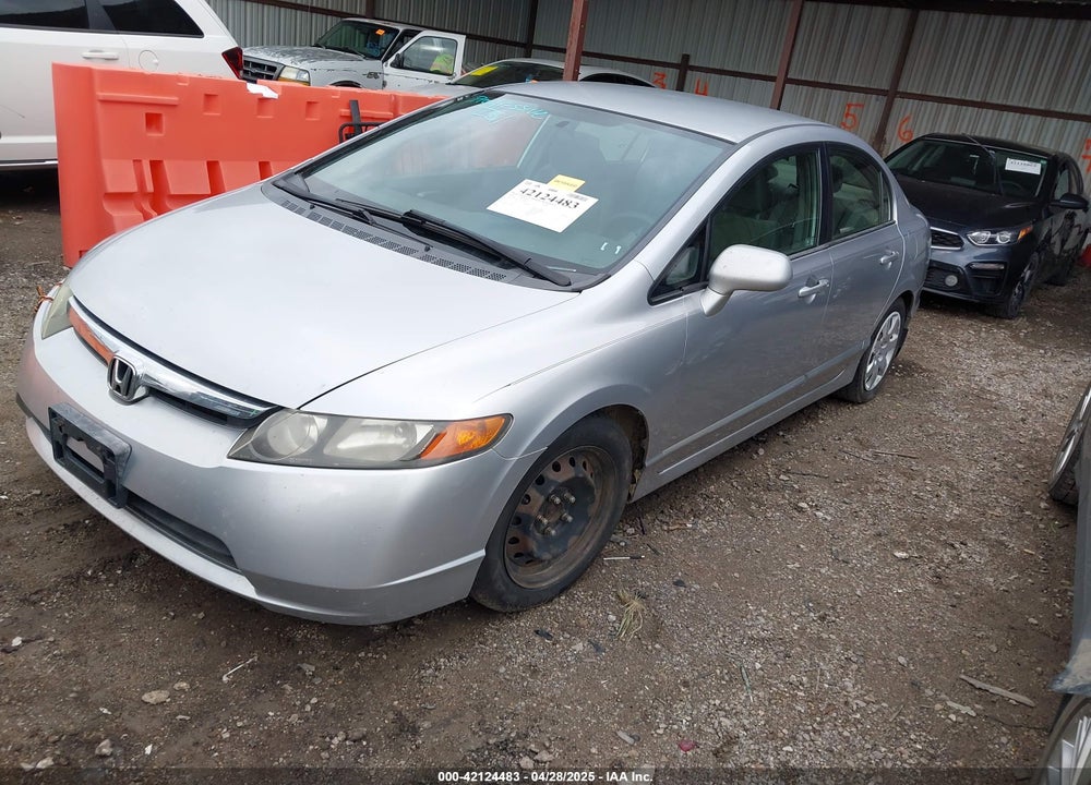 2007 HONDA CIVIC LX VIN: 1HGFA16537L044164