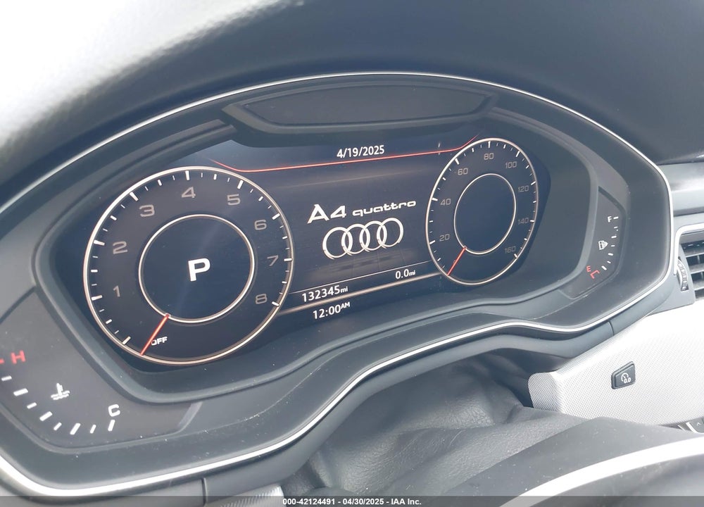 2017 AUDI A4 VIN: WAUENAF40HN063957