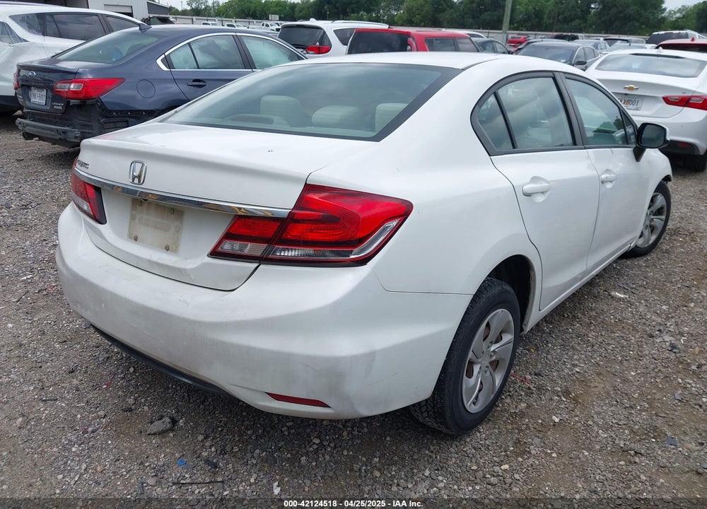 2013 HONDA CIVIC VIN: 2HGFB2F52DH599943