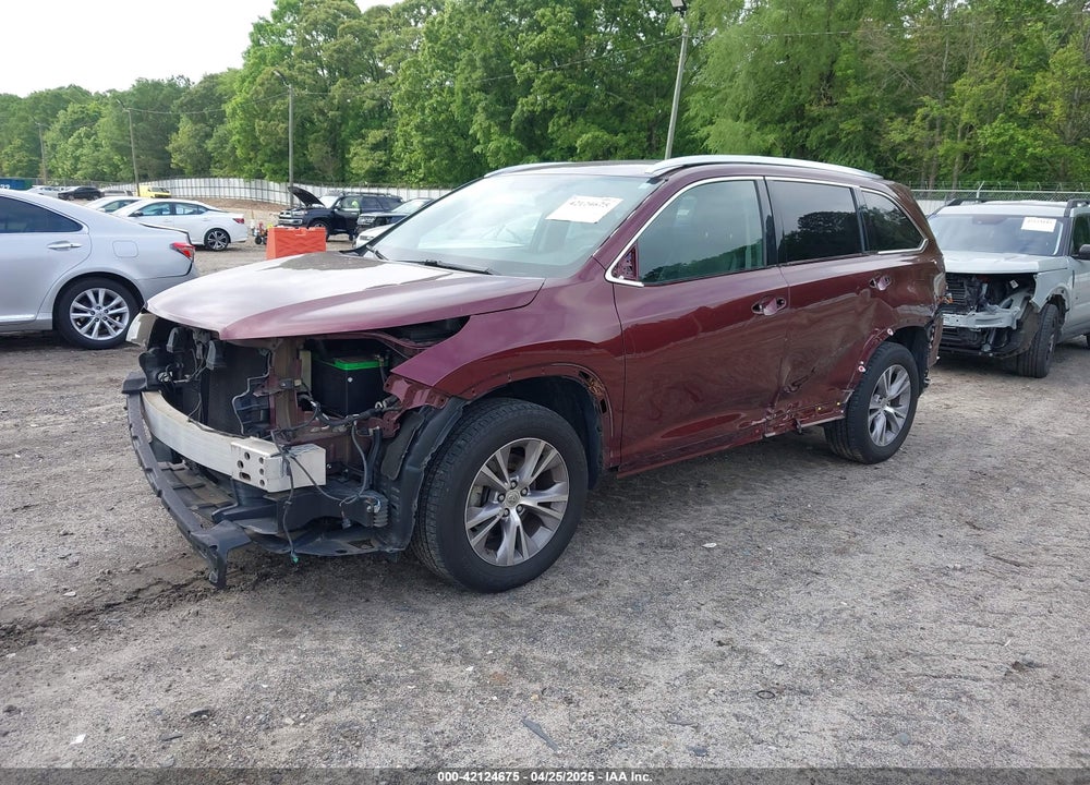 2015 TOYOTA HIGHLANDER VIN: 5TDKKRFH4FS039538
