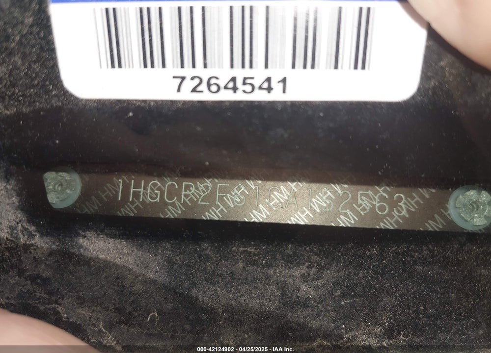 2012 HONDA ACCORD VIN: 1HGCP2F61CA152563