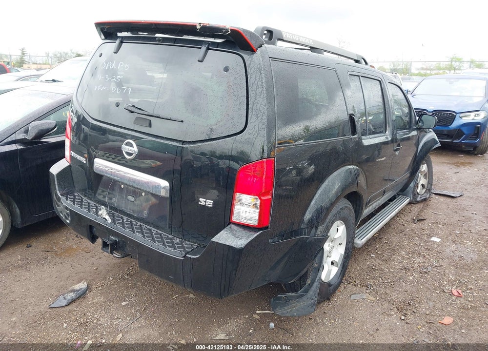 2005 NISSAN PATHFINDER SE VIN: 5N1AR18W65C770679