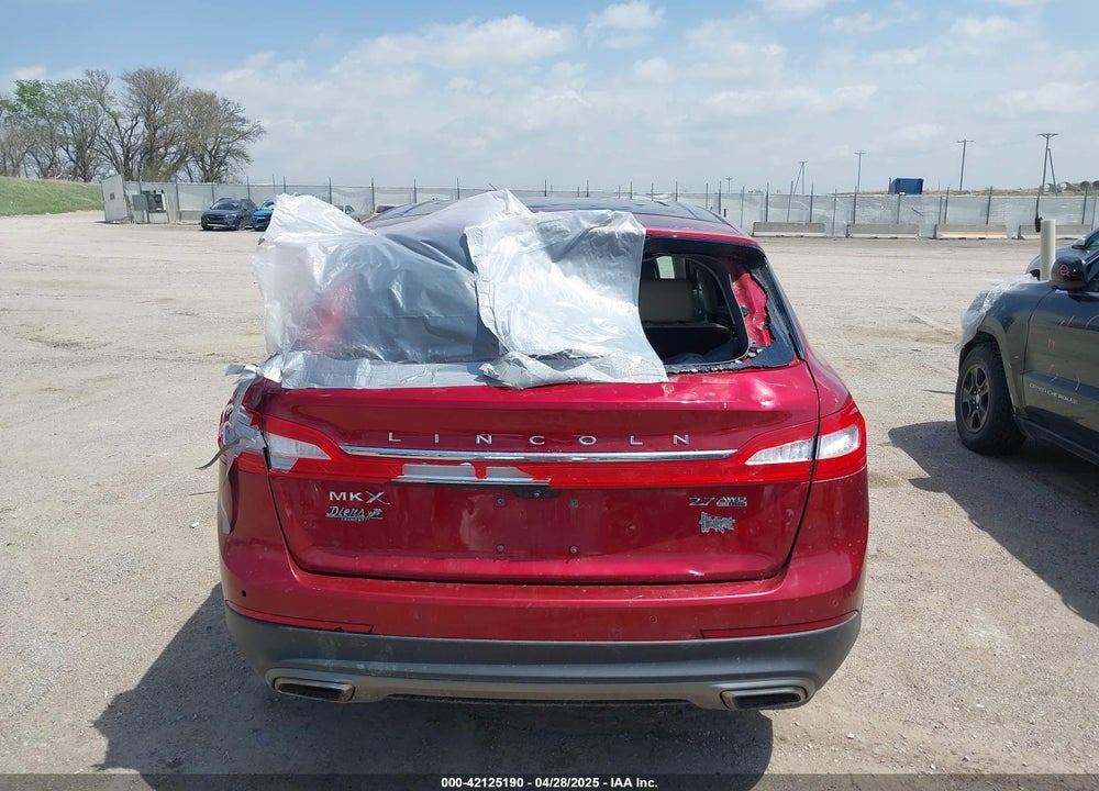 2016 LINCOLN MKX RESERVE VIN: 2LMTJ8LP0GBL50285
