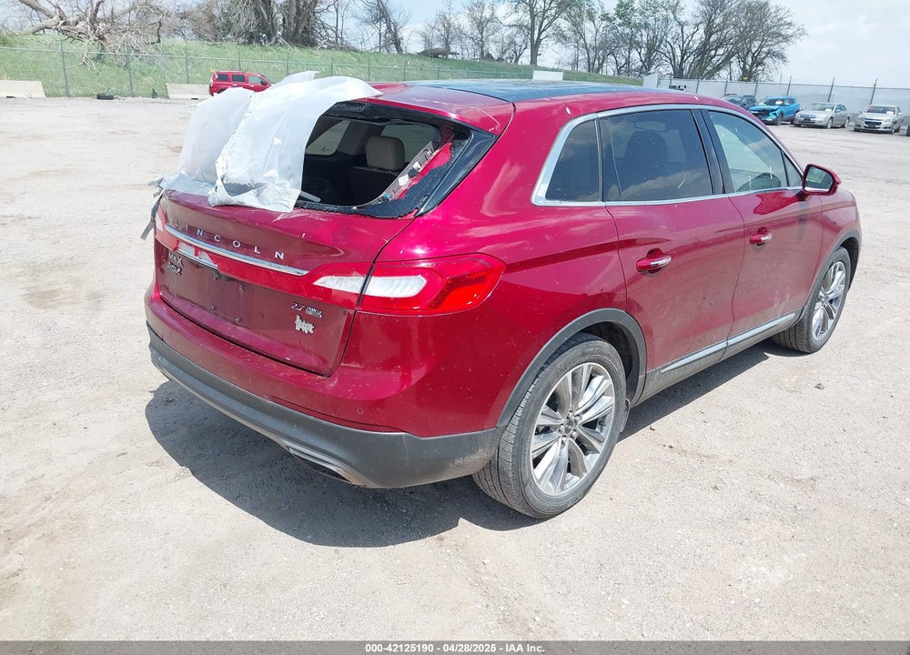 2016 LINCOLN MKX RESERVE VIN: 2LMTJ8LP0GBL50285