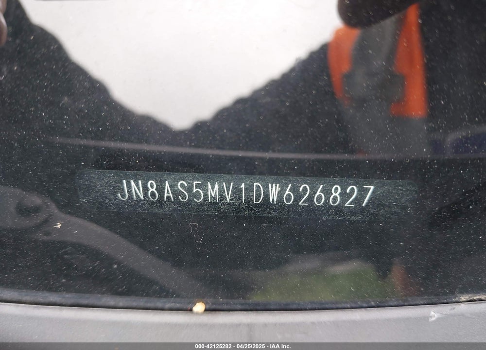 2013 NISSAN ROGUE SV W/SL PKG VIN: JN8AS5MV1DW626827