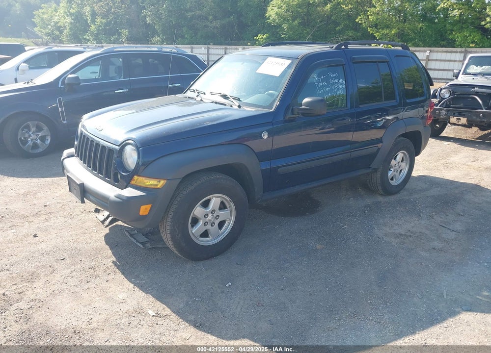 2006 JEEP LIBERTY SPORT VIN: 1J4GL48K56W209186