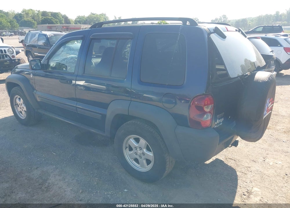2006 JEEP LIBERTY SPORT VIN: 1J4GL48K56W209186