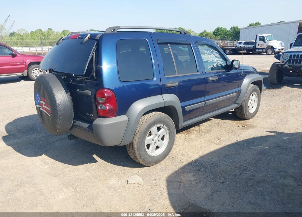 2006 JEEP LIBERTY SPORT VIN: 1J4GL48K56W209186