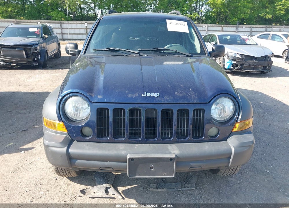 2006 JEEP LIBERTY SPORT VIN: 1J4GL48K56W209186
