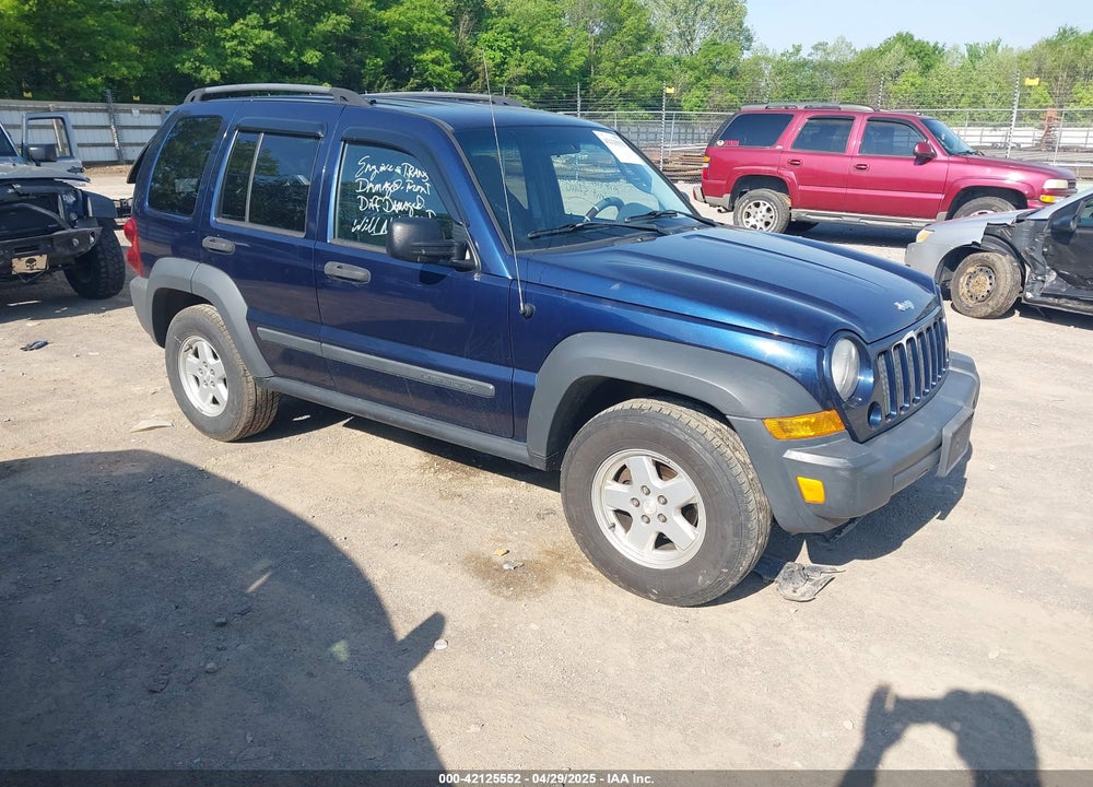 2006 JEEP LIBERTY SPORT VIN: 1J4GL48K56W209186