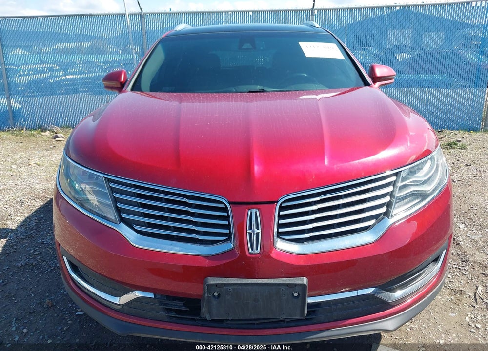 2016 LINCOLN MKX VIN: 2LMPJ8LRXGBL38521