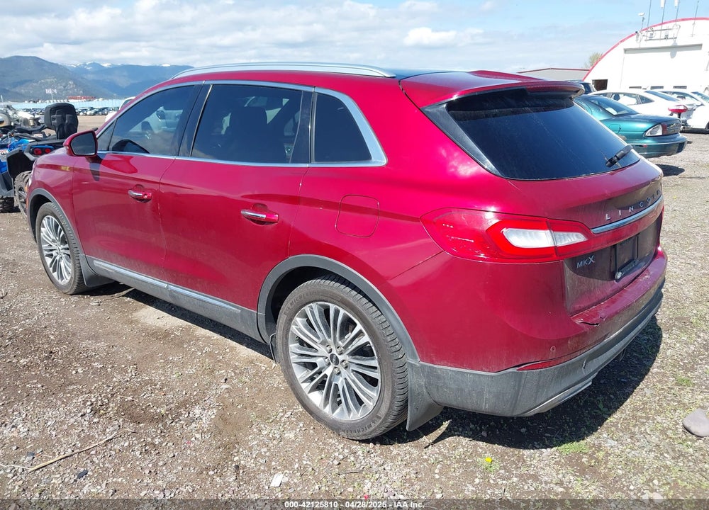2016 LINCOLN MKX VIN: 2LMPJ8LRXGBL38521