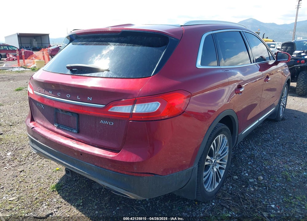 2016 LINCOLN MKX VIN: 2LMPJ8LRXGBL38521