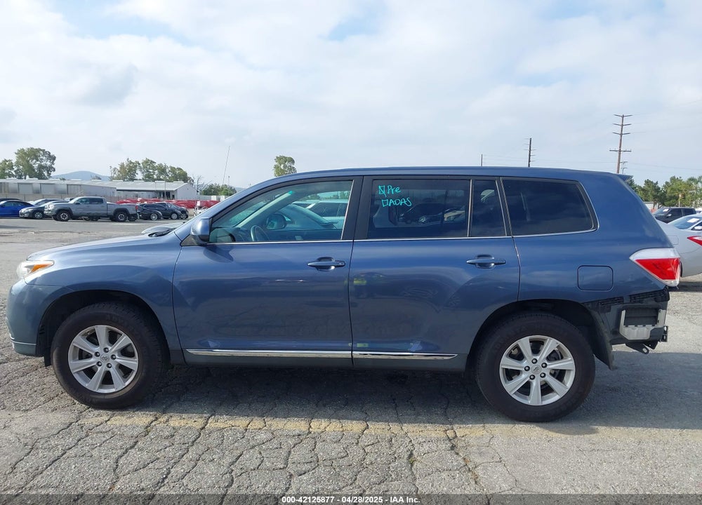 2012 TOYOTA HIGHLANDER VIN: 5TDZA3EH3CS030406