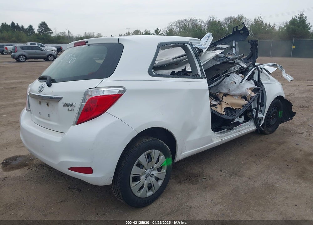 2013 TOYOTA YARIS VIN: JTDJTUD36DD553015