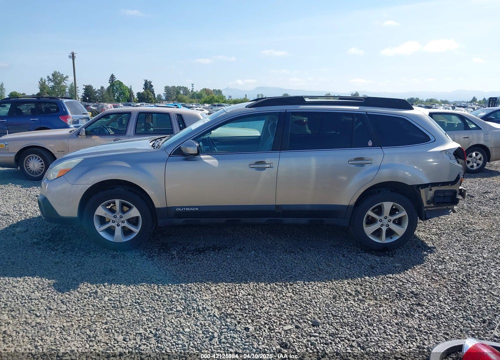 2014 SUBARU OUTBACK 2.5I PREMIUM VIN: 4S4BRBCC4E3201983