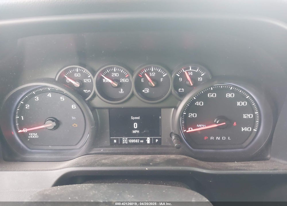 2020 CHEVROLET SILVERADO 1500 4WD SHORT BED CUSTOM VIN: 1GCPYBEH5LZ321632