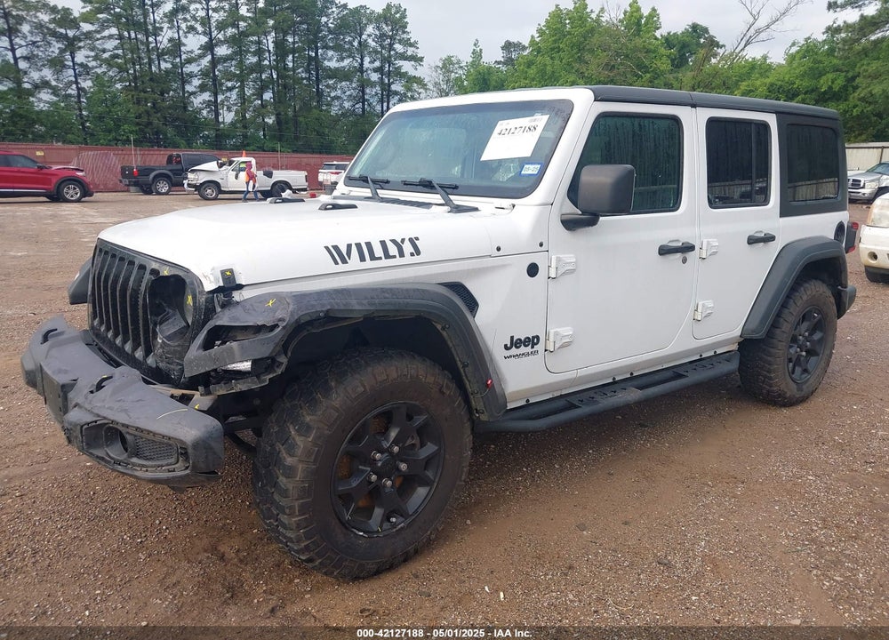 2020 JEEP WRANGLER UNLIMITED WILLYS 4X4 VIN: 1C4HJXDGXLW329337
