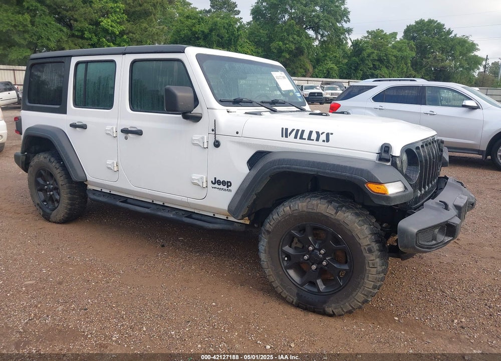 2020 JEEP WRANGLER UNLIMITED WILLYS 4X4 VIN: 1C4HJXDGXLW329337