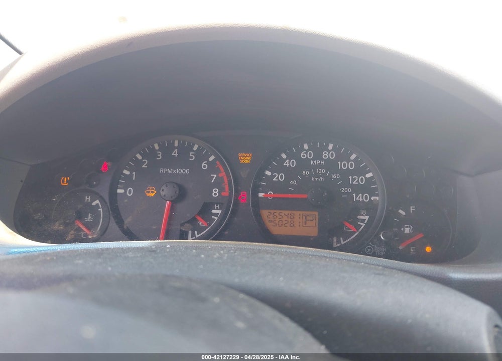 2008 NISSAN XTERRA VIN: 5N1AN08U58C501873