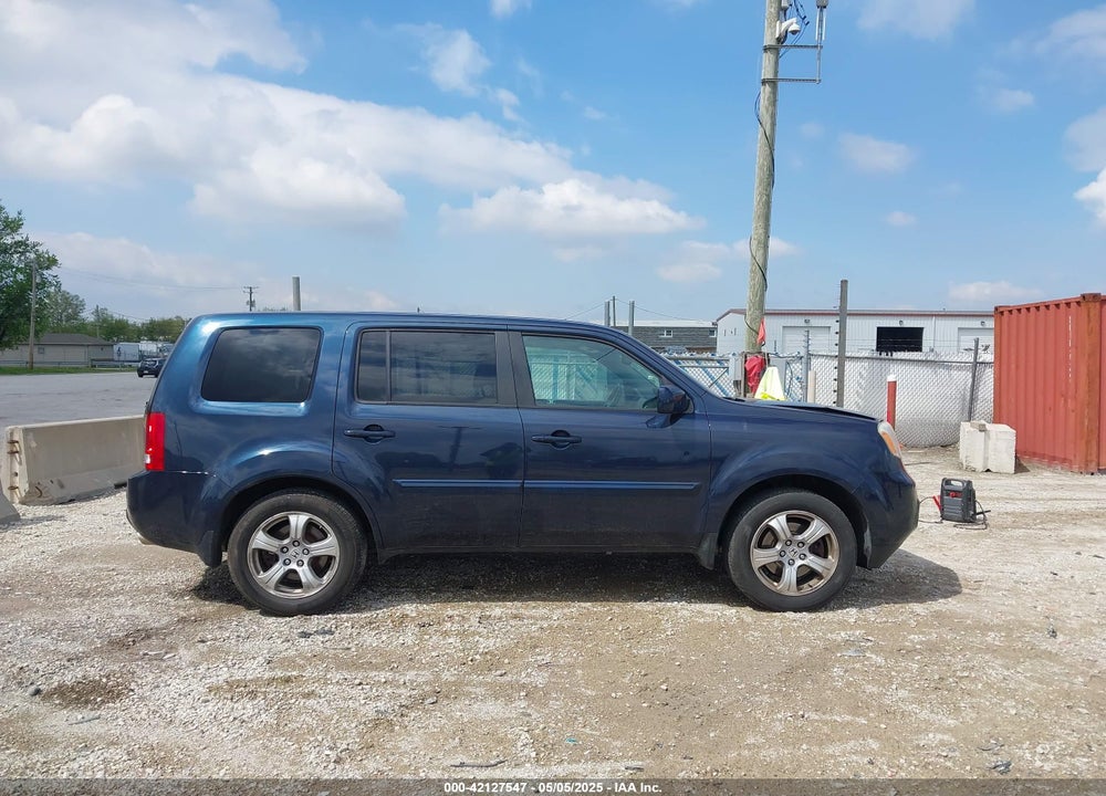 2012 HONDA PILOT EX-L VIN: 5FNYF4H79CB004810