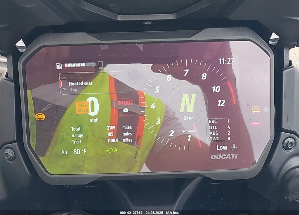 2023 DUCATI MULTISTRADA V4 RALLY VIN: ZDMAAL4W5PB009670