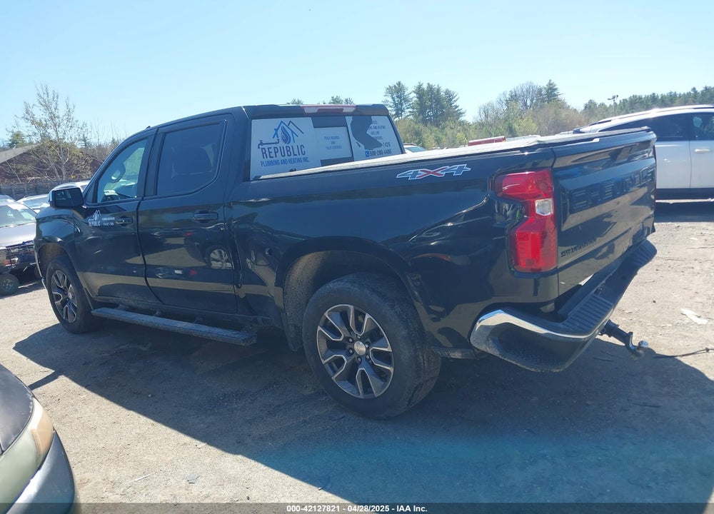 2020 CHEVROLET SILVERADO 1500 4WD  SHORT BED LT VIN: 3GCPYDEK1LG333090
