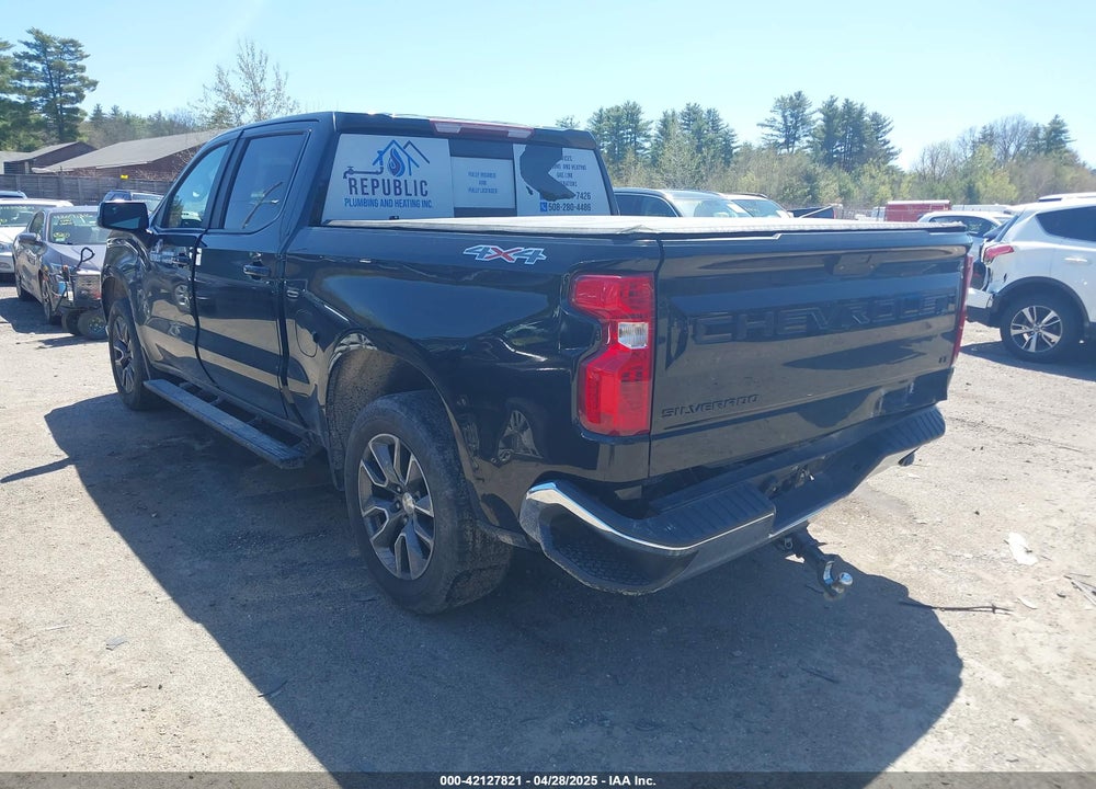 2020 CHEVROLET SILVERADO 1500 4WD  SHORT BED LT VIN: 3GCPYDEK1LG333090