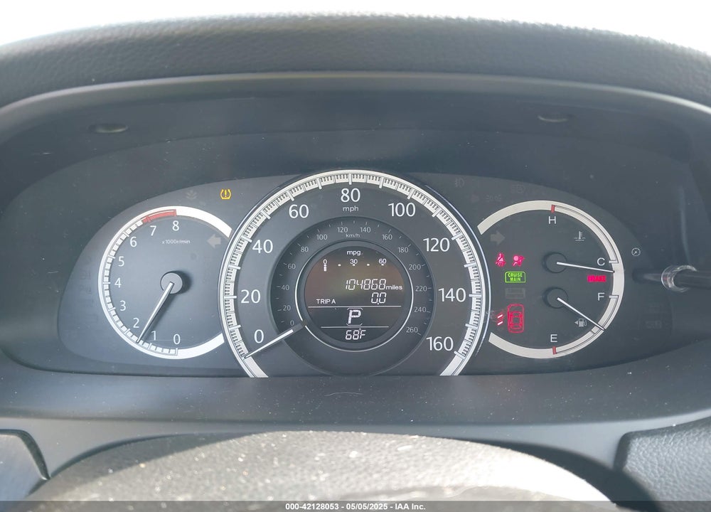 2015 HONDA ACCORD EX-L VIN: 1HGCR2F8XFA124454