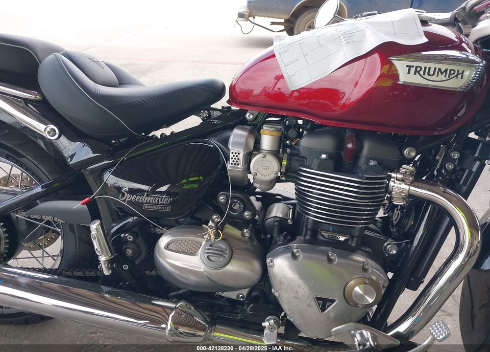 2023 TRIUMPH MOTORCYCLE BONNEVILLE SPEEDMASTER VIN: SMTD46HL3PTBJ4854